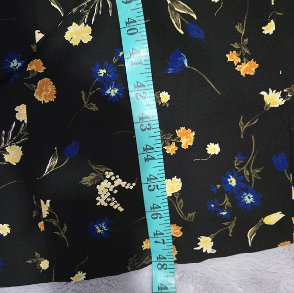 LAUTREAMONT Black Floral Black Long Sleeve Maxi Dress. Size 2 - Picture 11 of 12